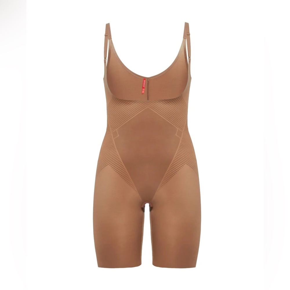 New Invisible Shaping Open-Bust Mid-Thigh Bodysuit